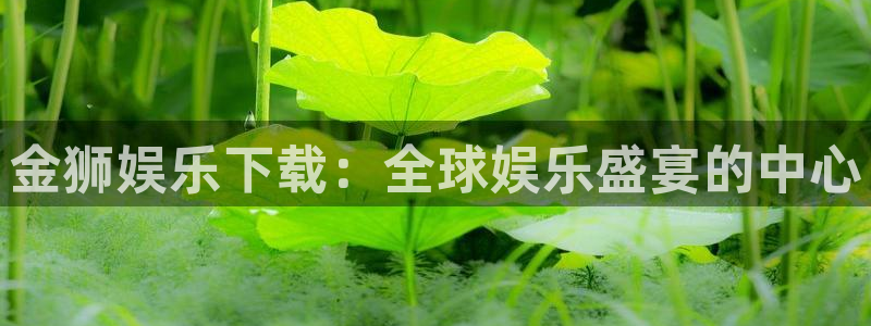 汇富娱乐加拿大在线预测：金狮娱乐下载：全球娱乐盛宴的中心