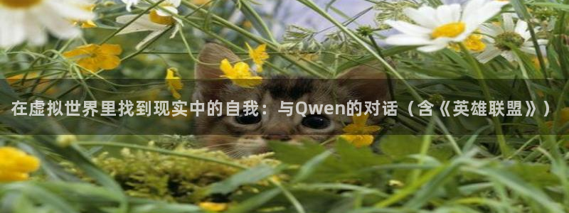 汇富娱乐3：在虚拟世界里找到现实中的自我：与Qwen的对话（含《英雄联盟》）
